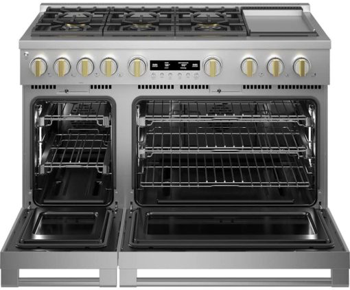 Monogram ADA 48" Stainless Steel Natural Gas Professional Range With 6 Burners And Griddle - Image 3