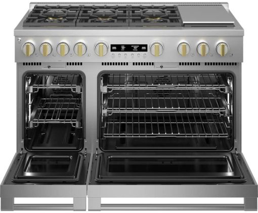Monogram ADA 48" Stainless Steel Natural Gas Professional Range With 6 Burners And Griddle - Image 2