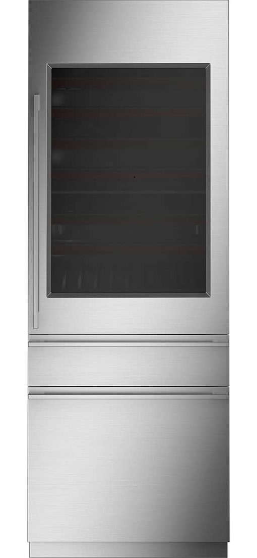 Monogram 30" Custom Panel Frame Integrated Wine Refrigerator