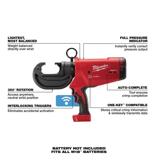 M18™ FORCE LOGIC™ 12T Utility Crimper - Image 4