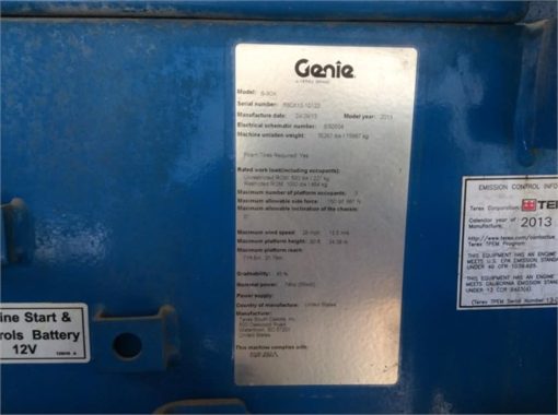 Genie 80' Boom Lift Telescopic S-80X - 2013 Used - Image 19