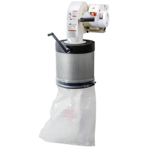 Wall-Mount Dust Collector with Canister Filter