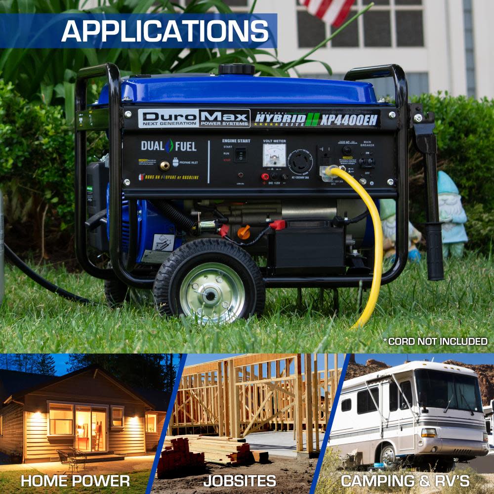 4400-Watt Dual Fuel Hybrid Portable Generator - Image 5