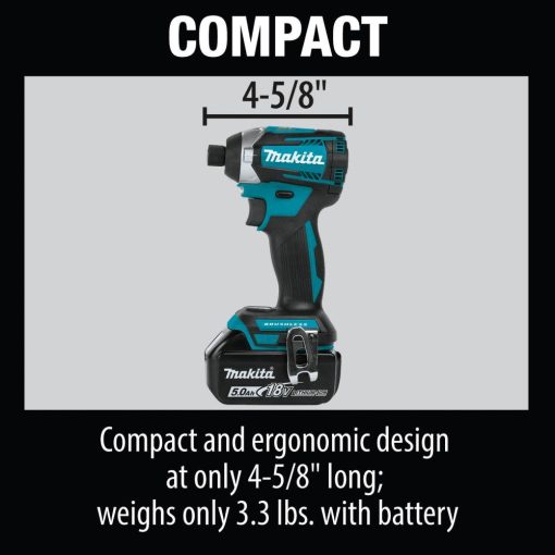 Makita 18V LXT 2pc Combo Kit Lithium Ion Brushless Cordless - Image 17
