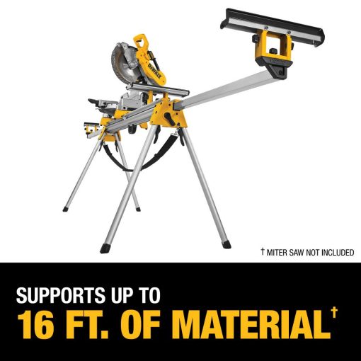 DEWALT 12" Compound Miter Saw 15 Amp Single Bevel with Heavy Duty Miter Saw Stand Bundle - Image 9