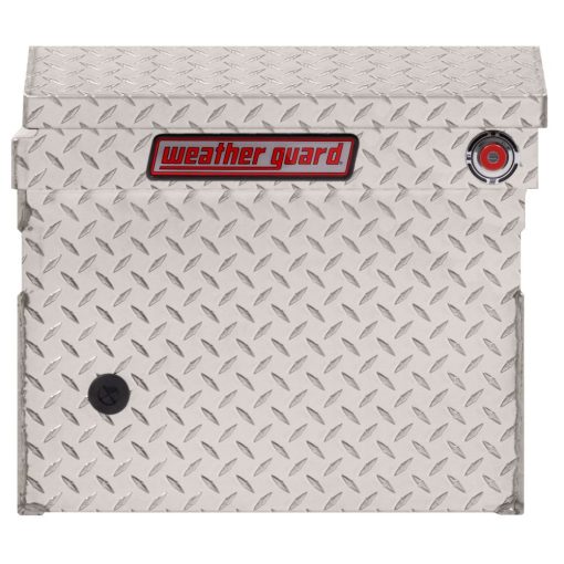 Weather Guard Saddle Box Aluminum Full Low Profile Clear - Image 4