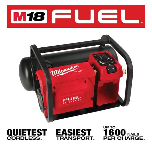 M18 FUEL™ 2 Gallon Compact Quiet Compressor (Bare Tool) with PACKOUT™ Rolling Tool Box and PACKOUT™ Tool Box - Image 5