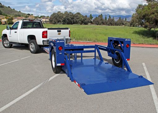 Air-tow 12' Drop Deck Flatbed Trailer 75" Deck Width - 5,500# Capacity - Image 6