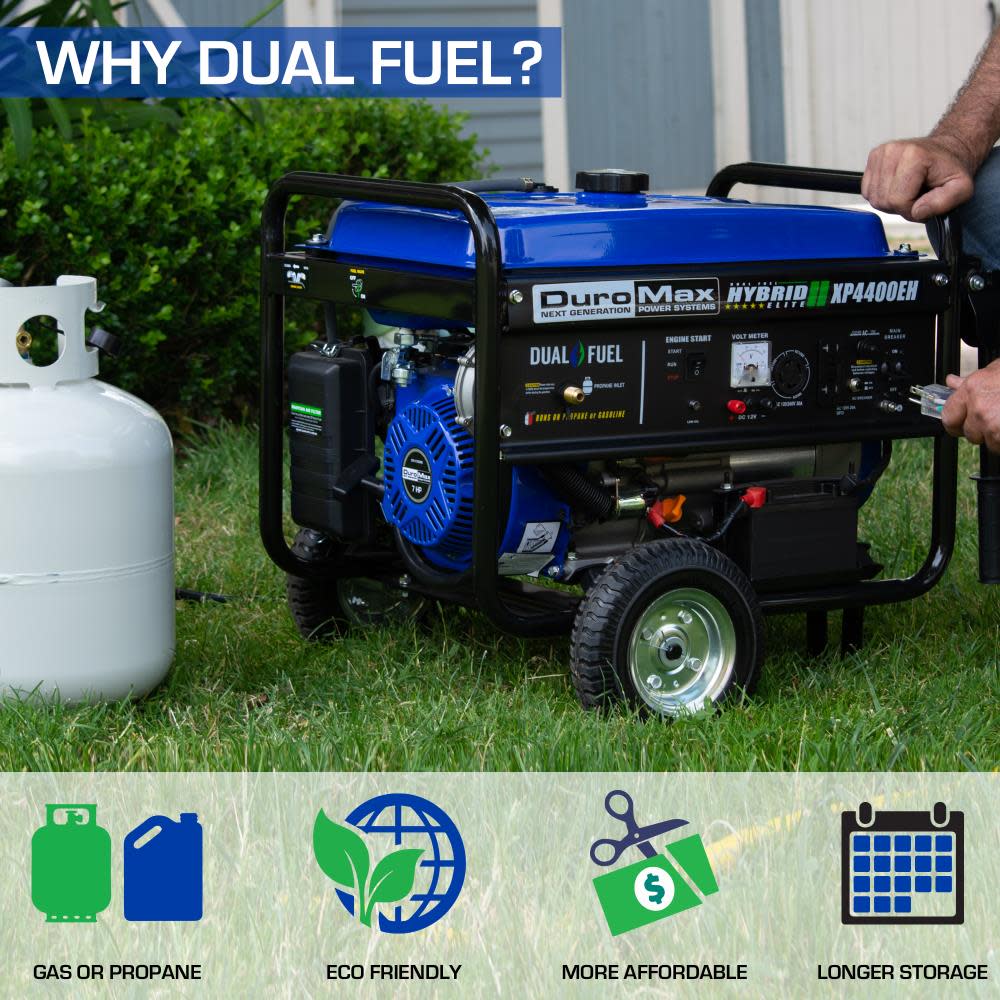 4400-Watt Dual Fuel Hybrid Portable Generator - Image 3