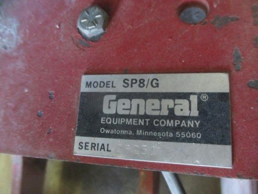 General Concrete Surface Planer Series II with Front Vacuum Port SP8/G - 2004 Used - Image 9