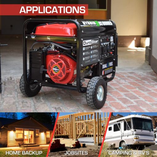 10000-Watt Dual Fuel Hybrid Portable Generator - Image 5