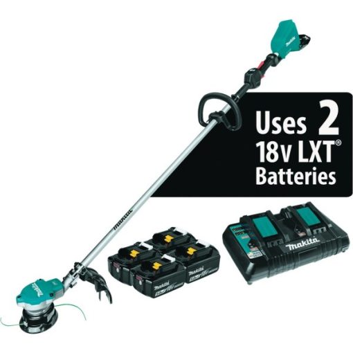 Makita 36V (18V X2) LXT Brushless String Trimmer Kit with 4 Batteries (5.0Ah)