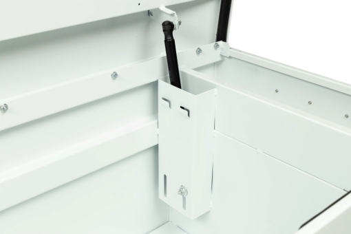Weather Guard Saddle Truck Tool Box Steel Standard White - Image 7