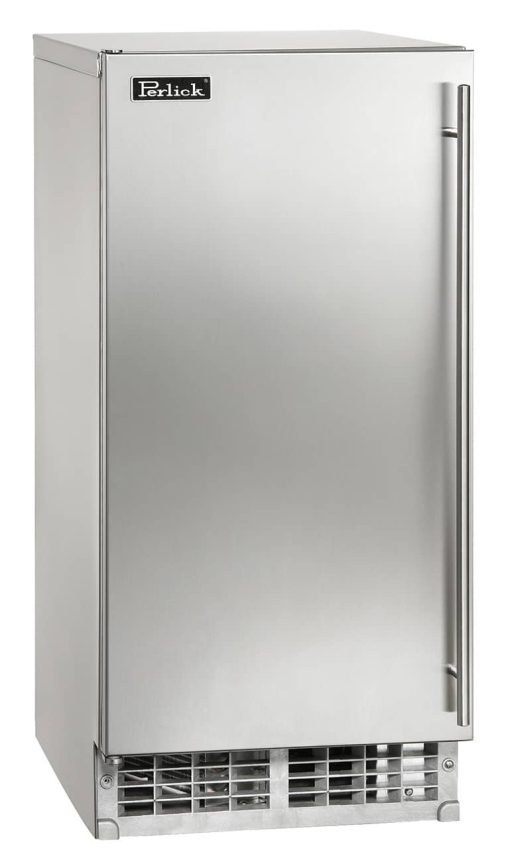 Perlick ADA Compliant 15" Stainless Steel Left-Hinge Clear Ice Maker