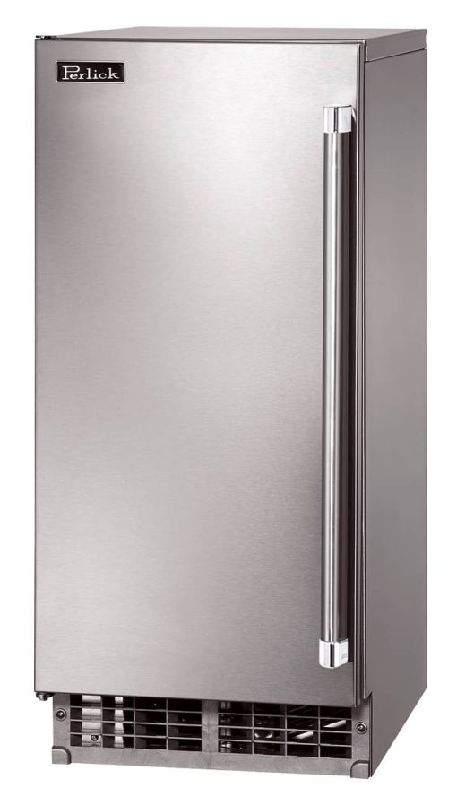Perlick Signature Series 15" Stainless Steel Left-Hinge Clear Ice Maker
