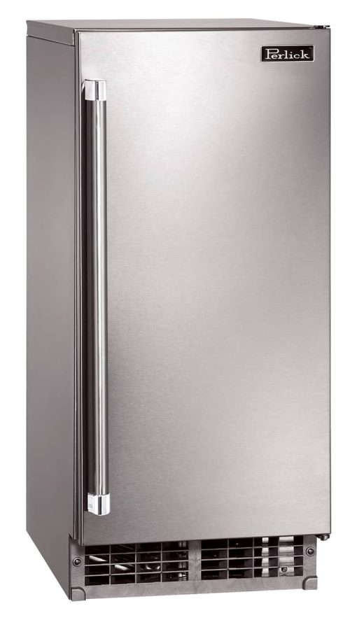 Perlick Signature Series 15" Stainless Steel Right-Hinge Clear Ice Maker