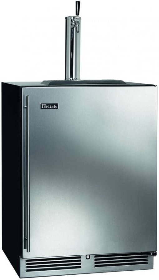 Perlick C-Series 24" Stainless Steel Right-Hinge Single Faucet Indoor Beverage Dispenser