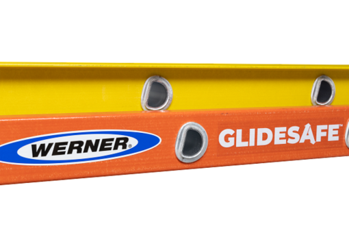 Werner Glidesafe Extension Ladder Fiberglass Tri Rung Type IA 36' - Image 3
