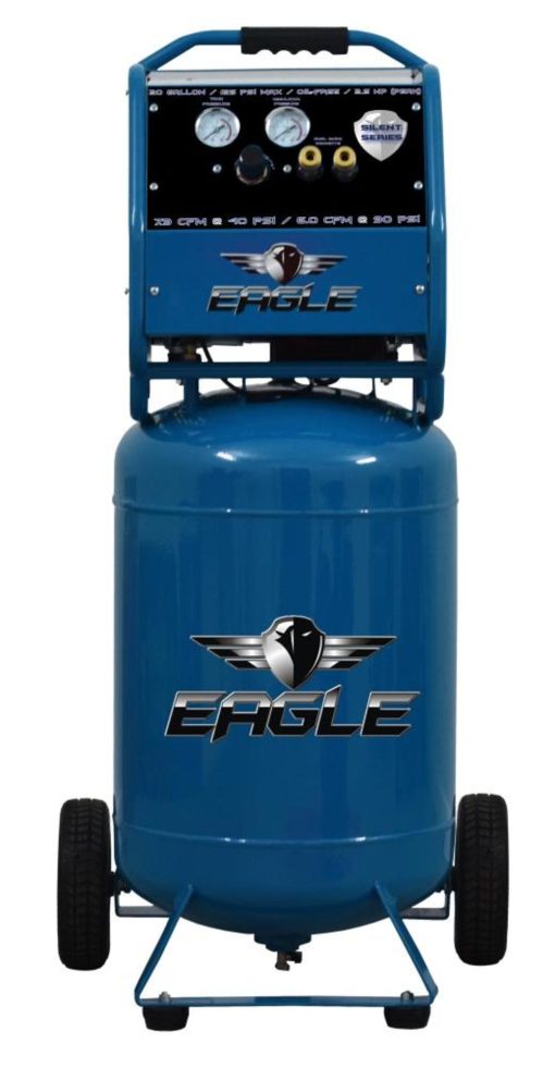 Eagle Silent Series 20 Gallon Electric Portable Air Compressor