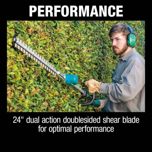 18V LXT® Lithium-Ion Brushless Cordless 24" Pole Hedge Trimmer Kit (5.0Ah) - Image 3
