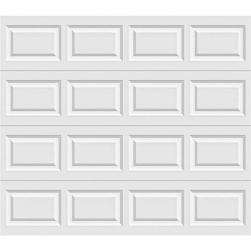 Holmes Gold Series 9 Ft. W x 7 Ft. H White Insulated Steel Garage Door w/EZ-Set Torsion Spring