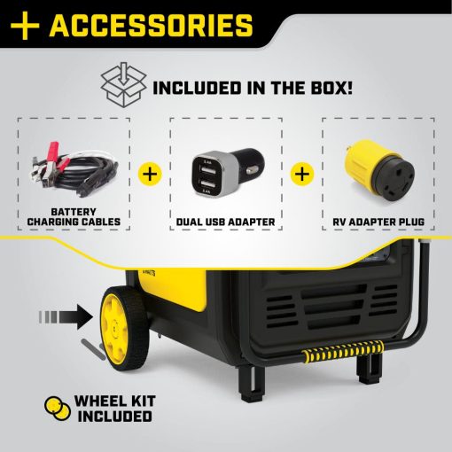 Champion 8500 Watt Portable Electric Start Inverter Generator with Quiet Technology and CO Shield - Image 5