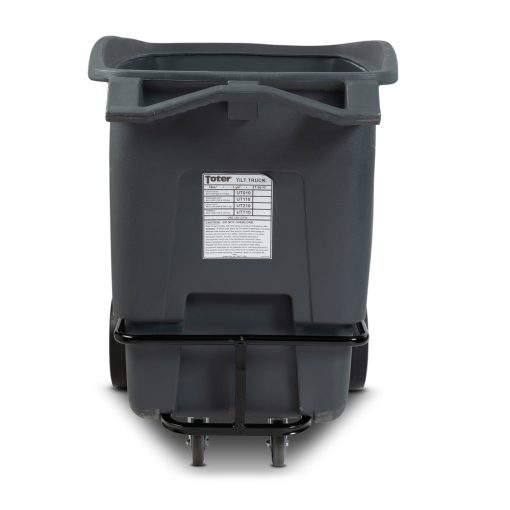 Toter 1 Cubic Yard 2000 lbs Capacity Heavy Duty Tilt Truck Gray - Image 5