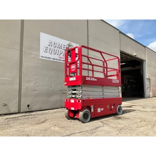 Mec 2632SE Slim 26' E Drive Electric Slab Scissor Lift Used