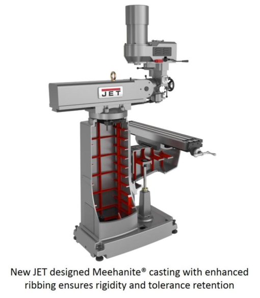 JTM-1050EVS2/230 Vertical Milling Machine - Image 8