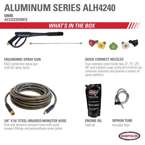 Aluminum 4200 PSI at 4.0 GPM HONDA GX390 with CAT Triplex Plunger Pump Cold Water Professional Gas Pressure Washer (49-State) - Image 10