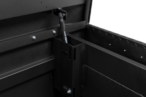 Weather Guard Saddle Truck Tool Box Aluminum Full Standard Textured Matte Black - Image 7