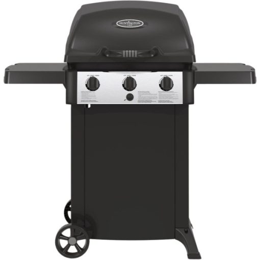 Huntington 3-Burner Black 24,000 BTU LP Gas Grill