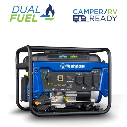 Westinghouse Dual Fuel Portable Generator with CO Sensor