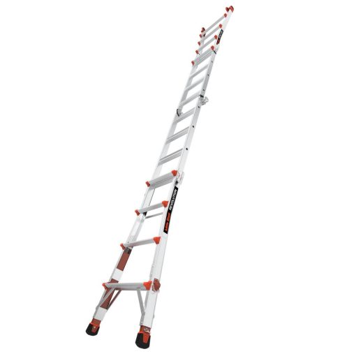 Revolution M17 Aluminum Type 1A 300lb Rated Telescoping Multi-Position Ladder with Ratchet Leg Leveler - Image 7