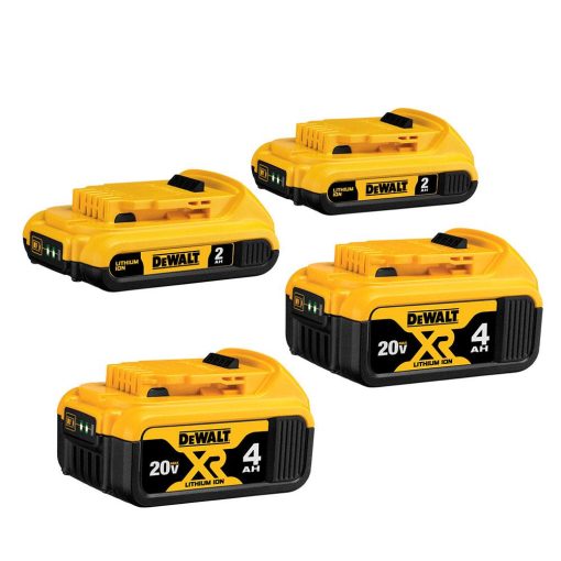 20V MAX Lithium Ion Battery 6 Pk - (4) DCB203 2Ah and (2) DCB204 4Ah Bundle - Image 3