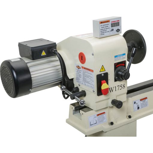SHOP FOX® 16" x 46" Wood Lathe with Stand & DRO - Image 2