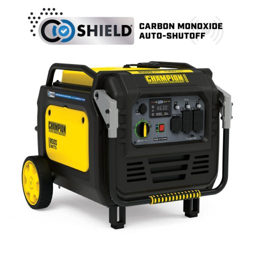 Champion 8500 Watt Portable Electric Start Inverter Generator with Quiet Technology and CO Shield