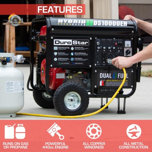 10000-Watt Dual Fuel Hybrid Portable Generator - Image 2
