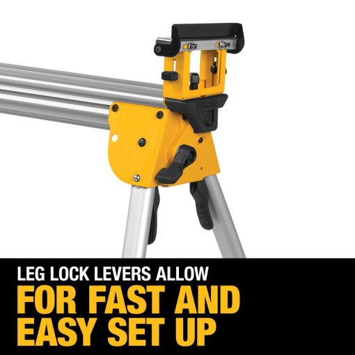 DEWALT 12" Compound Miter Saw 15 Amp Single Bevel with Heavy Duty Miter Saw Stand Bundle - Image 8