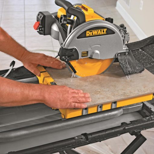 10 In. Wet Tile Saw with Stand - Image 5