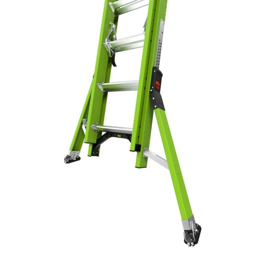 HyperLite SumoStance 28 ft Type IA Fiberglass Extension Ladder - Image 6