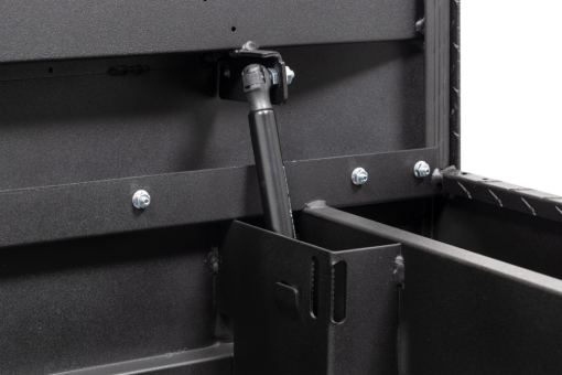 Weather Guard Saddle Truck Tool Box Aluminum Compact Matte Black - Image 7