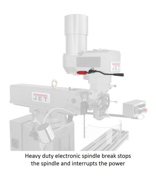 JTM-1050EVS2/230 Vertical Milling Machine - Image 4