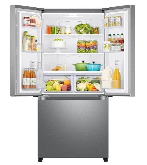 Samsung ADA 19.5 Cu. Ft. Fingerprint Resistant Stainless Steel 3-Door French Door Smart Refrigerator - Image 2