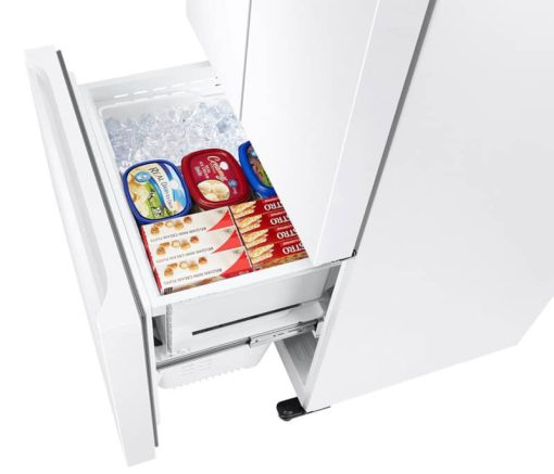 Samsung ADA 19.5 Cu. Ft. Fingerprint Resistant White 3-Door French Door Smart Refrigerator - Image 7