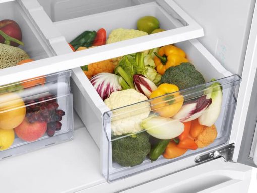 Samsung ADA 19.5 Cu. Ft. Fingerprint Resistant White 3-Door French Door Smart Refrigerator - Image 6