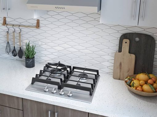 Samsung 24" Stainless Steel Gas Cooktop - Image 6