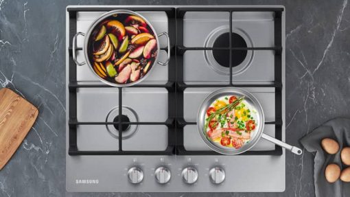 Samsung 24" Stainless Steel Gas Cooktop - Image 8