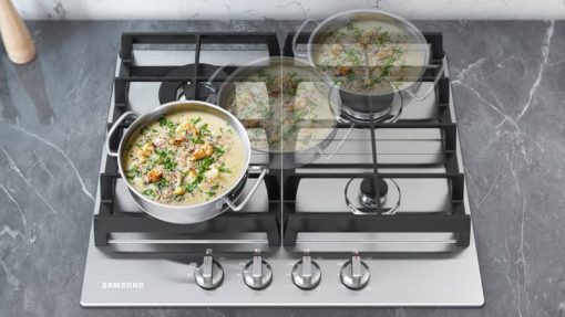 Samsung 24" Stainless Steel Gas Cooktop - Image 7