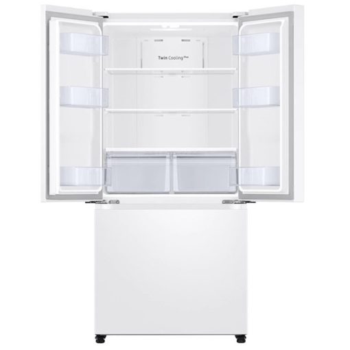 19.5 cu ft French Door White Refrigerator - Image 2
